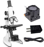 Microscope USB White LED Light Lighting Bottom Biological Microscope Lamp Source Adjustable Microscope Accessories Down Periscope
