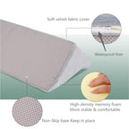 Orthopedic Wedge Pillow for Side Sleeping,WaterProof Bed Wedge for Back,Leg Pain Relief,Post-Surgery Recovery, Triangle Body Positioning Foam Wedge With 2 Removable Cover,Bedsore Prevention for Senior