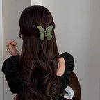 Butterfly Hair Clips 4Pcs Matte Claw Clips for Thin Hair, Cute Hair Accessories and Jaw Clips as Gifts