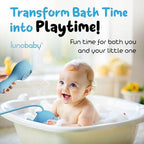 Rechargeable Baby Bath Shower Head - Kids Toddler Bathtub Sprayer Toy - Infant Child Tub Accessories Dolphin Bathtime Water Pump