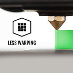 HATCHBOX 1.75mm Neon Green PLA 3D Printer Filament, 1 KG Spool, Dimensional Accuracy +/- 0.03 mm, 3D Printing Filament