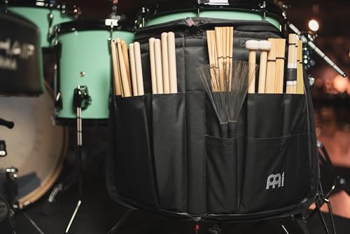 Meinl Cymbals Professional Drumstick Sling Bag with Extra Wide Shape and Body Strap — Includes Floor Tom Hooks — Also for Mallets, Brushes, Rods or Accessories (MSSB)