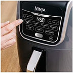Ninja AF161 Max XL Air Fryer that Cooks, Crisps, Roasts, Bakes, Reheats and Dehydrates, with 5.5 Quart Capacity, and a High Gloss Finish, Grey