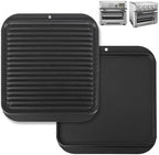 KEESHA Toaster Oven Tray for Cuisinart Air Fryer Tray Replacement, Premium Cast Iron Air Fryer Pans for Cuisinart TOA-060 and TOA-065