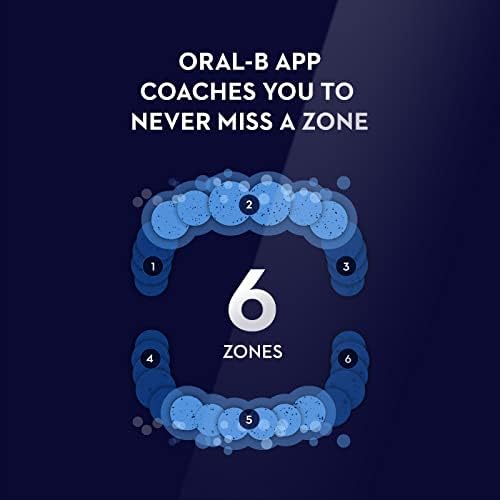 Oral-B iO Series 7G Electric Toothbrush with 1 Replacement Brush Head, Black Onyx
