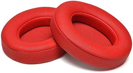 Replacement Ear Pads Cushions, Earpads Cover Compatible with Beats Studio 2 and Studio 3 Over Ear Headphones 1 Pair (Red)