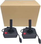 CHILDMORY Controller 2pcs Black Retro Classic Gamepad Joysticks for Atari 2600 System Console