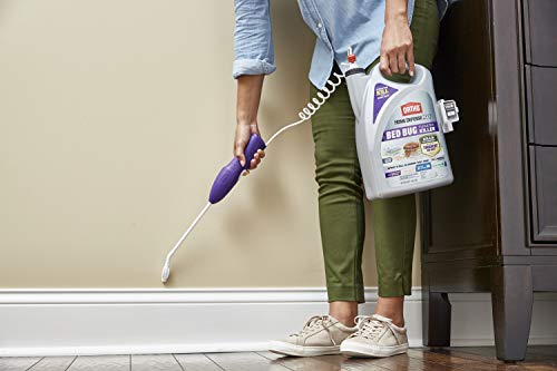 Ortho Home Defense Max Bed Bug, Flea and Tick Killer with Comfort Wand, Bed Bug Killer Spray, 1 gal., Purple
