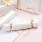 RUSPEPA Off White Metallic Wrapping Paper - Solid Color Matte Paper Perfect for Wedding, Birthday, Christmas, Baby Shower - 17.5 Inches X 32.8 Feet