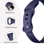 Maledan 8 Pack Band Compatible with Fitbit Charge 5/Charge 6 Bands for Women Men, Soft Slim Silicone Waterproof Sport Strap Replacement Wristband Accessories for Fitbit Charge 5/6 Fitness Tracker