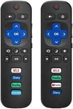 Replacement for Roku TV Remote, for Roku Hisense, Onn, Sharp, Philips, Hitachi, Element, Haier, LG, Sanyo, JVC TVs