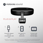 Motorola Sound MA1, The Only Google Authorized Wireless Android Auto Car Adapter, Smartphone to Screen Wireless Bridge Car Accessories, USB Type-A