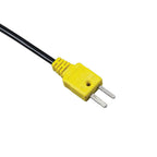 Klein Tools 69144 K-Type Thermometer Temperature Probe for HVAC Applications with Coiled 5-Foot Lead