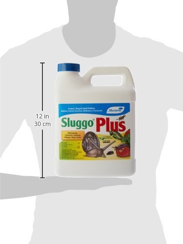 Sluggo Plus - for Organic Gardening - Insect, Slug, and Snail Pellets - Kills Earwigs, Cutworms, Sowbugs, Pillbugs, Slugs, Snails - 10 Pounds