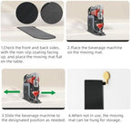 Sliding Pad for Ninja Slushie Machine FS301 and FS300 Professional Frozen Drink Machine Quickly Slide Frozen Drink Machine on Table - Convenient Storage Strap - Accessories for Ninja Drink Maker