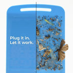 Wondercide - Flying Insect and Fly Trap - Indoor Bug Catcher for Fruit and House Flies, Gnats, Moths, and Mosquitoes - Starter Kit for Home and Kitchen - 1 Plug-in Light and 1 Cartridge