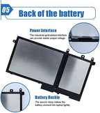 Dentsing 11.4V 51Wh 93FTF Laptop Battery Replacement For Dell Precision 15 3520 Latitude E5480 E5580 E5590 5280 Series Notebook D4CMT