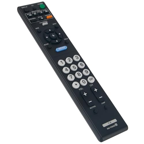 RM-YD028 Remote Control Replacement fit for Sony Bravia LCD LED Digital Color TV KDL-32L5000 KDL-22L5000 KDL-26L5000 KDL-37L5000 KDL-40SL150 KDL-55V5100 KDL-52V5100 KDL-46VL150 KDL-40V5100 KDL32L5000