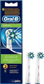 Oral-B Cross Action Electric Toothbrush Replacement Brush Heads Refill, 2 Count