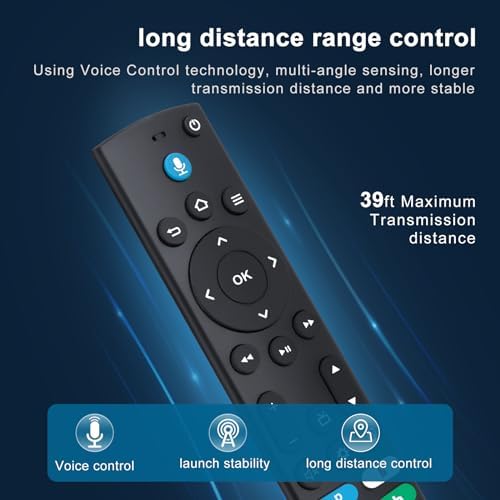 Voice Replacement Remote for All Insignia/Toshiba/Pioneer Smart TVs (Suitable for all Fire series)