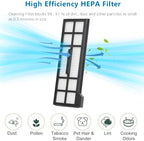 21Pcs X10 Pro Omni Replacement Parts Kit for Eufy X10 Pro Omni Robot Vacuum Accessories, 1 Main Roller Brush, 6 Dust Bags 4 Side Brushes 4 Hepa Filters 4 Mop Pads 1 Screwdriver 1 Clean tool