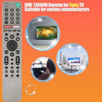 RMF-TX600U Voice Remote for Sony TV Remote Replacement, for Sony Remote/Sony Bravia TV Voice Remote, RMF-TX600U Voice Remote Control for Sony Smart TV XBR/KD/XR Series X75CH X750H A9S