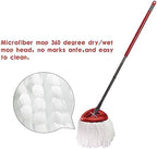 8 Pack Mop Heads Replacement for O-Ceda Easy Wrin Spin Mop, Microfiber Spin Mop Refills, Easy Cleaning Mop Head Replacement
