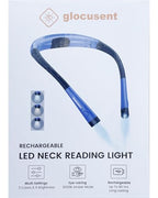Glocusent Book Light, 3-Color & 6-Brightness Reading Light, Bendable Neck Light, 80-hr Lasting Rechargeable Lamp, Perfect Book Light for Reading in Bed, Knitting, Camping, Repairing, Book Lovers Gifts