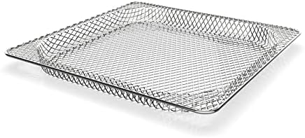 Air Fryer Basket Replacement for NINJA Foodi SP101 Air Fryer Oven, Stainless Steel Air Fryer Basket for Ninja SP100,SP102, Mesh Basket for Ninja Foodi Air Fryer Accessories, Baking Tray for Ninja