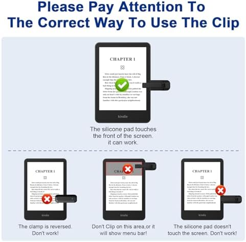 Remote Control Page Turner for Kindle Paperwhite Oasis Kobo eReaders, Camera Shutter Selfie Controller, Remote Page Turner for iPad Tablets Reading Novels, Ideal for Kindle Accessories