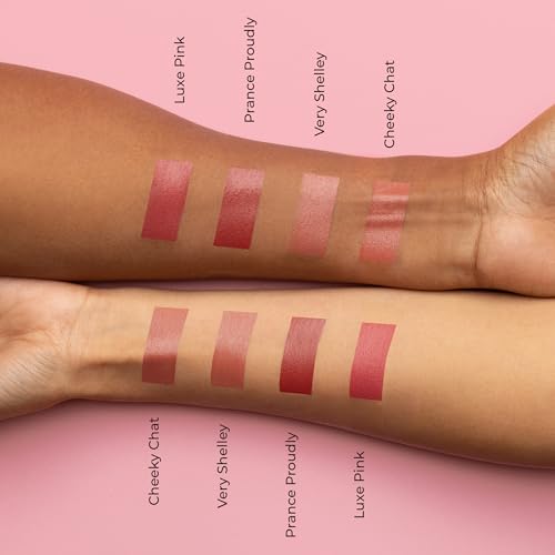 MCoBeauty Matte Luxe Lipstick, Cheeky Chat, Velvety Matte Finish for Bold Lips, Vegan, Cruelty Free Cosmetics
