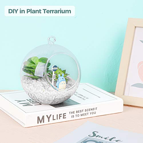 T4U Tumbled Chips Stones Crushed Crystal Quartz 2 LB, Irregular Shaped Gravels Pebble Healing Stones, DIY Smoothed Rocks for Potted Plant,Resin Art,Vase Fillers Aquarium Gravel Rocks (Clear)