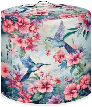 Flashideas Hummingbird Print Pressure Cooker Cover with Storage Pocket Compatible with 8 10 Quart Instant Pot, Durable Rice Cooker Air Fryer Accessories, Waterproof Kitchen Appliances Dust Cover