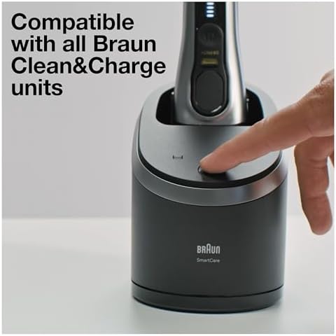 Braun Clean & Renew Refill Cartridges CCR, Replacement Shaver Cleaner Solution for Clean&Charge Cleaning System, Pack of 3