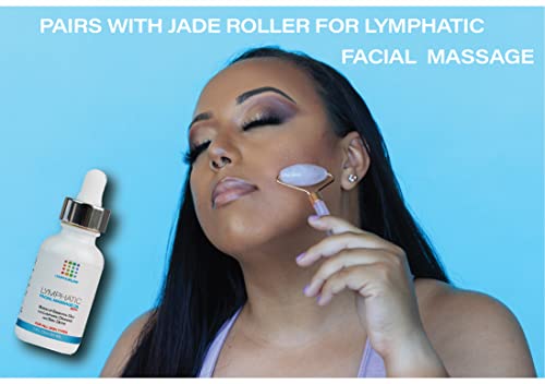 Facial Lymphatic Drainage Oil for Gua Sha Facial Tools, Lymphatic Drainage Massager Face with Jojoba & Coconut Oil, Use with Face Roller, Jade Roller, Guasha Tool for Face & Neck, 1 Fl Oz