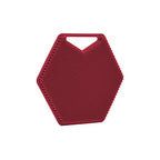 Tooletries - Body Scrubber - Silicone Exfoliating Scrubber - Bathroom & Shower Accessories for Men, Travel Essentials for Men - Durable & Long Lasting Body Wash Scrubber for Men - Burgundy