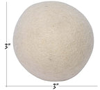 Wool Dryer Balls - Natural Fabric Softener, Reusable, Reduces Clothing Wrinkles and Saves Drying Time. The Large Dryer Ball is a Better Alternative to Plastic Balls and Liquid Softener. (Pack of 12)
