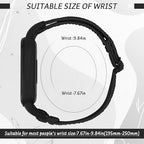 Solo Loop Elastic Nylon Bands Only Compatible with Amazfit Band 7 Straps,Soft Adjustable Stretchy Sport Replacement Strap for Amazfit Band 7 for Men Women