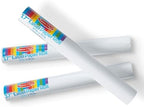 Melissa & Doug Deluxe Easel Paper Roll Replacement (17 inches x 75 feet) - 3-Pack - FSC Certified