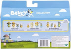 Bluey Figure 4-Packs, Halloween, 2.5" Poseable Figures of Bluey, Bingo, Chloe & Lucky Dressed in Halloween Costumes, with Accessories, Kids Can Recreate Their Favorite Moments from The Bluey TV Show