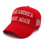 Trump Hat MAGA Hat Trump Merchandise Make America Great Again hat Donald Trump Slogan with USA Flag Embroidery Adjustable Baseball Cap
