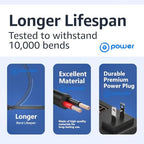 T-Power Charger for Toshiba PH3100U-1EXB PH3100U-1E3S PH3200U-1E3S S,N: 4B13766DN WA-24E12FU External HDD Replacement Switching Power Supply Cord Charger