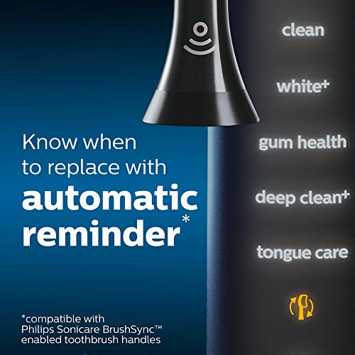 Philips Sonicare Genuine G3 Premium Gum Care Replacement Toothbrush Heads, Black, HX9054/95