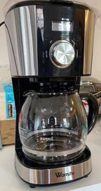 Coffee Machine Replacement 12-CUP Glass Pot, Compatible With Kitchenaid KCM1209 KCM1208 Cuisinart DCC 1220BKS, Capresso SG300, Gourmia GCM3260, Krups Essential Wamife Mueller 12 cups coffee machine