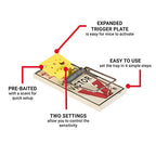 Victor Easy Set Mouse Trap - 18 Pack (72 Total Traps)