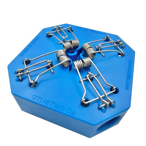 RU CHILLIN | Reusable Multi-Catch Mouse Trap - Eco-Friendly, Instant Kill Mouse and Rodent Catcher for Kitchen, Garage, Basement, and Home (Blue)