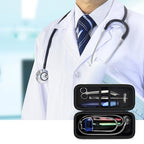 Stethoscope Case Compatible with 3M Littmann Classic III Monitoring/Lightweight II S.E/Cardiology IV Diagnostic/MDF Acoustica Stethoscopes, Extra Pocket for Doctor & Nurse Accessories (Multi-Color)