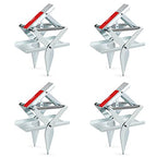 ALLRoad Mole Trap That Kill Easy Set Eliminator Scissor Mole Trap for Lawns Reusable Galvanized Steel Mole Killer Quick Capture Outdoor Use