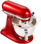 Pouring Shield for KitchenAid 4.5-5 Quart Tilt-Head Stand Mixer (Fits Stainless Steel, Glass, Ceramic Bowls), Splash Guard with Removable Pouring Chute, Mixer Accessories and Attachments