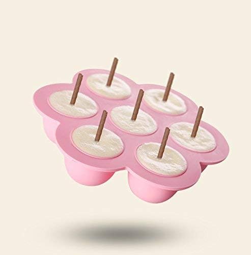 2 Pack Silicone Egg Bites Mold Accessories-Fits Instant Pot 5,6,8 qt Pressure Cooker Baby Food Freezer Tray with Lid, Pink/blue